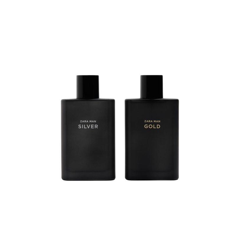 عطر ادوتویلت دوقلو مردانه زارا مدل گلد من و سیلور من