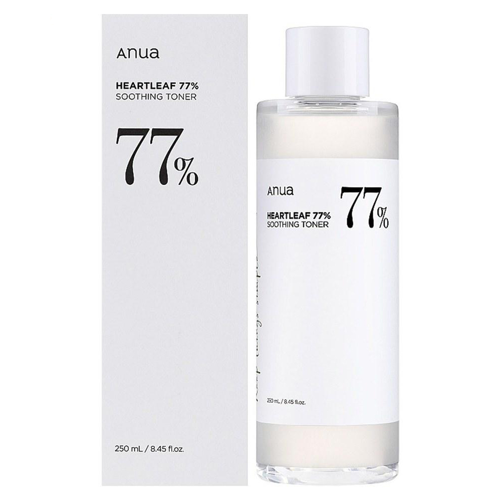 تونر تسکین دهنده و التیام بخش پوست آنوا Heartleaf 77% Soothing Toner