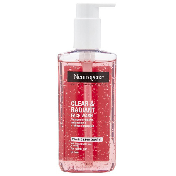 ژل شستشوی شفاف کننده گریپ فروت نوتروژینا مدل Clear & Radiant