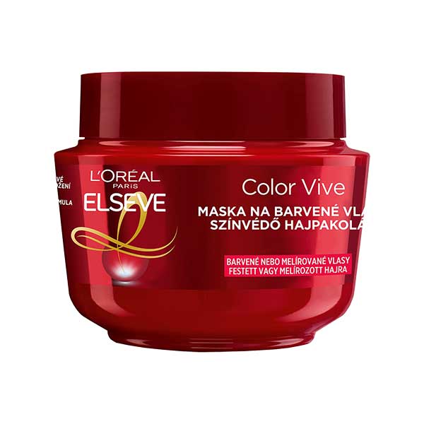 ماسک مو لورال قرمز مخصوص موهای رنگ شده L’Oreal Elvive