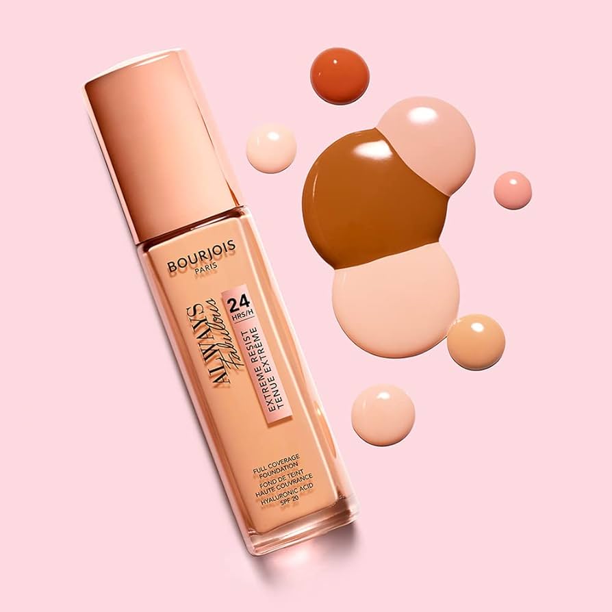 کرم‌پودر بورژوا مدل Always Fabulous – پوشش کامل، ماندگاری ۲۴ ساعته، محافظت SPF20