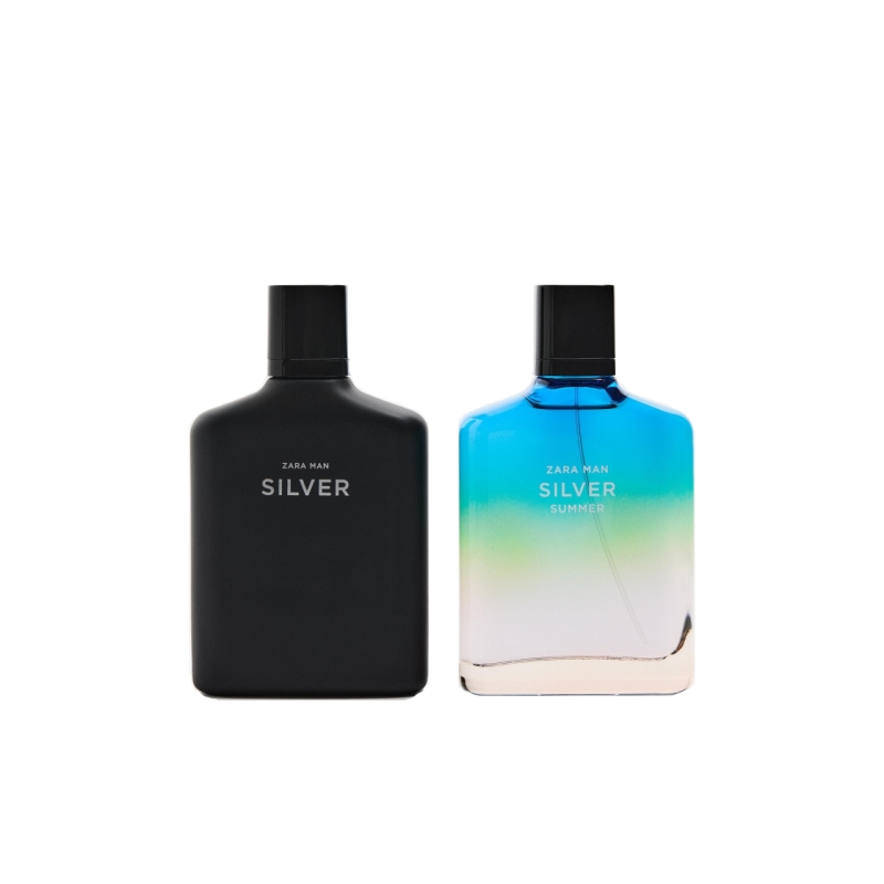 عطر ادو پرفیوم مردانه پک دوقلو زارا مدل سیلور و سیلور سامر حجم 2*100 میلی لیتر