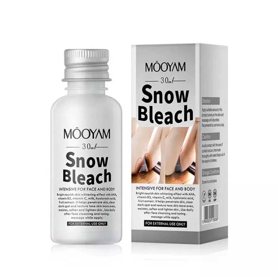 کرم سفید کننده صورت و بدن مویام Snow Bleach (نواحی حساس)