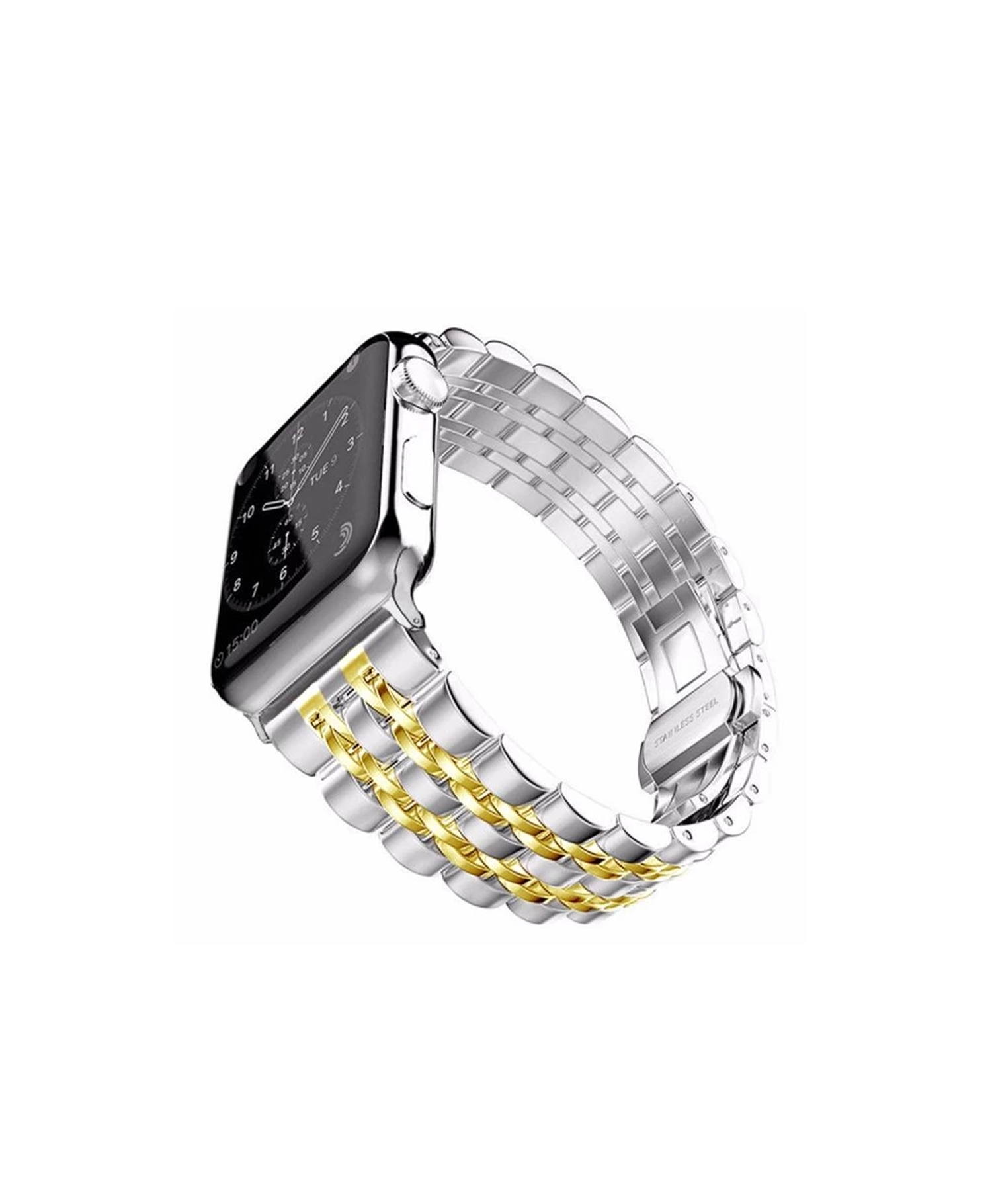 بند استیل 7 Bead اپل واچ سایز 42 - 44