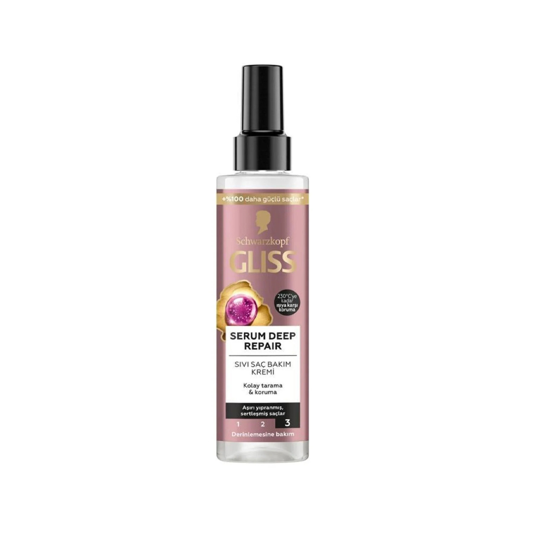 اسپری دو فاز ترمیم کننده عمیق مو گلیس Serum Deep Repair