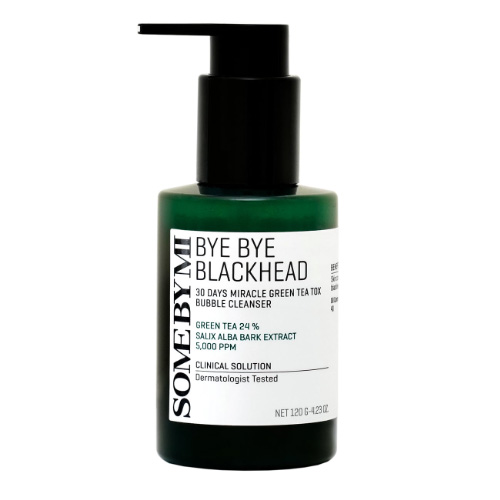 ماسک و شوینده حبابی چای سبز سام بای می مدل Bye Bye Blackhead