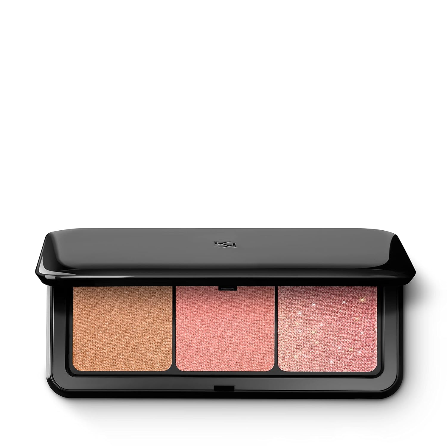 پالت رژگونه و برنزر سه‌گانه کیکو میلانو مدل Coral 01  KIKO Milano Multi Finish Trio Blush & Bronzer Palette – Coral 01